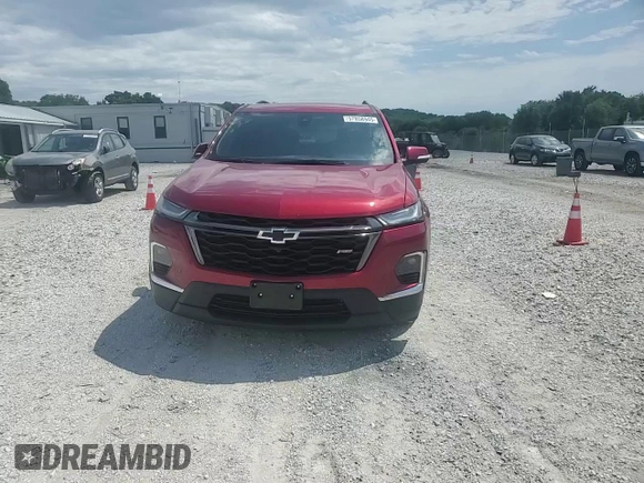 2023 Chevrolet Traverse RS with VIN 1GNEVJKWXPJ343036, listed as a Copart auction lot 57858945 with 16,074 mi miles and Salvage title. Bid and sale history available at DreamBid. Image 14.