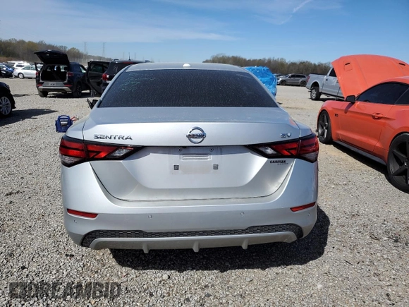 2023 Nissan Sentra SV with VIN 3N1AB8CV8PY245488, listed as a Copart auction lot 50206275 with 47,935 mi miles and Salvage Title. Bid and sale history available at carsss.com. Image 6.