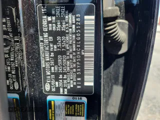 2020 Kia Telluride SX с VIN 5XYP5DHCXLG051283, выставлен на аукционе Copart как лот 59502415 с пробегом 104 983 миль миль и Списание • Salvage title. История ставок и продаж доступна на DreamBid. Изображение 13.