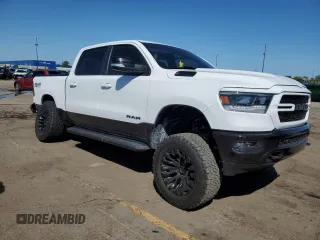 2022 Ram 1500 Big Horn with VIN 1C6SRFFT1NN320531, listed as a Copart auction lot 57347105 with 19,683 mi miles and Clean title. Bid and sale history available at DreamBid. Image 4.