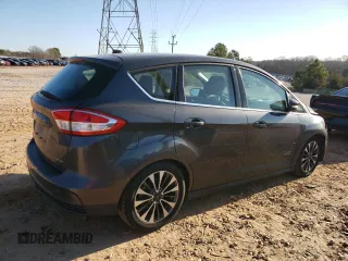 2017 Ford C-Max Energi Titanium with VIN 1FADP5FU4HL105032, listed as a Copart auction lot 46847244 with 96,090 mi miles. Bid and sale history available at carsss.com. Image 3.