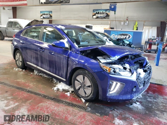 2021 Hyundai Ioniq SE with VIN KMHC75LC3MU255554, listed as a Copart auction lot 41399685 with 64,149 mi miles and Salvage Title. Bid and sale history available at DreamBid. Image 4.
