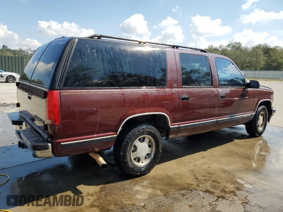 1999 Chevrolet Suburban with VIN 1GNEC16R5XJ350275, listed as a Copart auction lot 74693544 with 286,045 mi miles and Salvage Title. Bid and sale history available at carsss.com. Image 3.