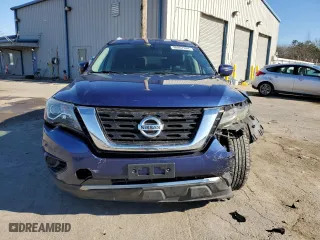 2017 Nissan Pathfinder S with VIN 5N1DR2MM3HC668607, listed as a Copart auction lot 86807884 with 167,421 mi miles and Salvage Title. Bid and sale history available at carsss.com. Image 5.