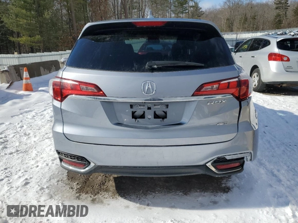 2016 Acura RDX Tech Pkg with VIN 5J8TB4H55GL017434, listed as a Copart auction lot 43699895 with 89,954 mi miles and Salvage Title. Bid and sale history available at carsss.com. Image 6.