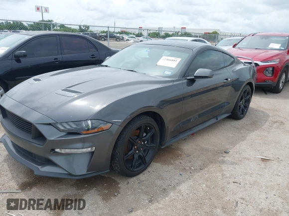 2019 Ford Mustang EcoBoost with VIN 1FA6P8TH6K5106082, listed as a IAAI auction lot 42466881 with 105,323 mi miles and . Bid and sale history available at DreamBid. Image 17.