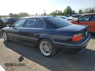 2001 BMW 7 Series 740iL with VIN WBAGH83451DP19708, listed as a Copart auction lot 54583965 with 125,982 mi miles and Clean Title. Bid and sale history available at carsss.com. Image 2.