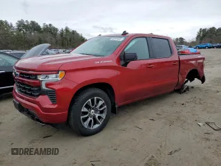 2023 Chevrolet Silverado 1500 RST with VIN 1GCUDEED0PZ333366, listed as a Copart auction lot 43222455 with 21,732 mi miles and Salvage Title. Bid and sale history available at carsss.com. Image 1.