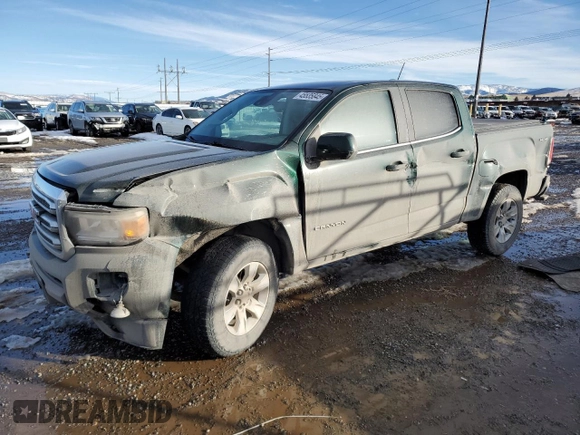 2016 GMC Canyon 4WD SLE with VIN 1GTG6CE35G1250226, listed as a Copart auction lot 45535845 with 140,227 mi miles and Salvage title. Bid and sale history available at DreamBid. Image 1.