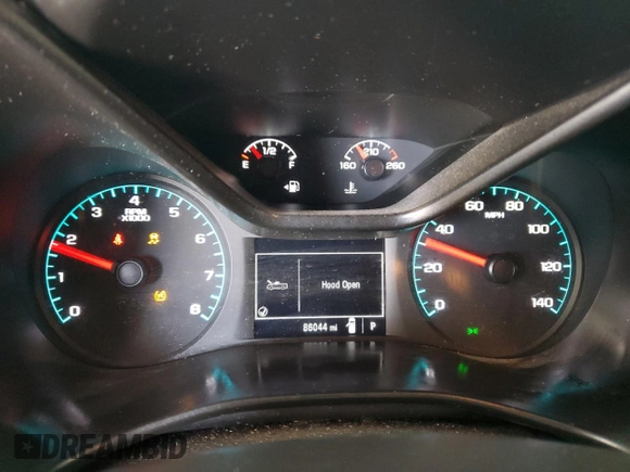 2021 Chevrolet Colorado 4WD Work Truck with VIN 1GCHTBEN8M1221288, listed as a Copart auction lot 46984125 with 86,044 mi miles and Salvage Title. Bid and sale history available at carsss.com. Image 9.