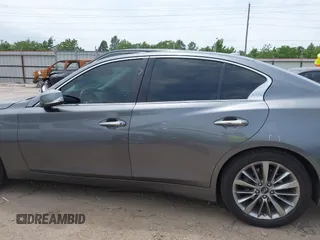 2018 Infiniti Q50 Luxe with VIN JN1EV7AP4JM591913, listed as a IAAI auction lot 42300643 with 85,183 mi miles and . Bid and sale history available at DreamBid. Image 15.