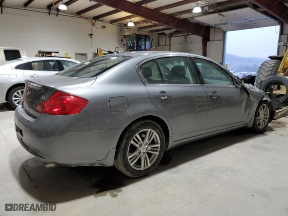 2010 Infiniti G37 Sedan x with VIN JN1CV6AR4AM456305, listed as a Copart auction lot 52458445 with 167,028 mi miles and Salvage Title. Bid and sale history available at carsss.com. Image 3.