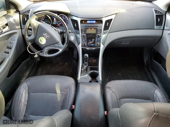 2012 Hyundai Sonata Hybrid with VIN KMHEC4A49CA029304, listed as a Copart auction lot 47037225 with 126,522 mi miles and Clean Title. Bid and sale history available at carsss.com. Image 8.