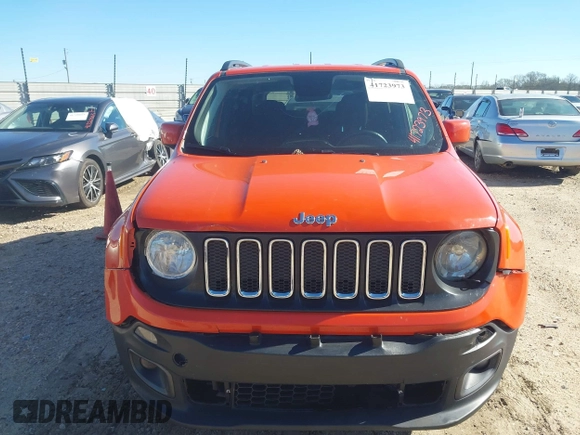 2018 Jeep Renegade Latitude with VIN ZACCJABB6JPJ64456, listed as a IAAI auction lot 41723973 with 234,751 mi miles and . Bid and sale history available at carsss.com. Image 12.