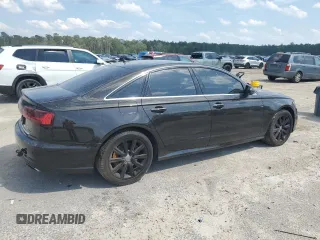 2016 Audi A6 Premium Plus with VIN WAUGFAFC0GN009716, listed as a Copart auction lot 56692645 with 82,189 mi miles and Salvage title. Bid and sale history available at DreamBid. Image 3.