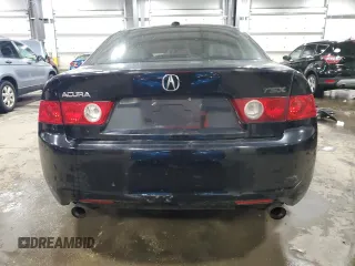 2005 Acura TSX with VIN JH4CL968X5C008665, listed as a Copart auction lot 58088355 with 202,299 mi miles and Salvage title. Bid and sale history available at DreamBid. Image 6.