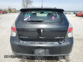 2010 Pontiac Vibe GT with VIN 5Y2SR6E00AZ400762, listed as a Copart auction lot 49232145 with 180,954 mi miles and Salvage Title. Bid and sale history available at carsss.com. Image 6.