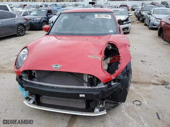 2021 MINI Hardtop 2 Door Cooper with VIN WMWXR3C07M2N12847, listed as a Copart auction lot 38071464 with 16,786 mi miles and Salvage Title. Bid and sale history available at carsss.com. Image 5.