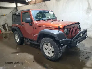 2014 Jeep Wrangler Sport with VIN 1C4AJWAG7EL197285, listed as a Copart auction lot 63451105 with 141,547 mi miles and Salvage title. Bid and sale history available at DreamBid. Image 4.