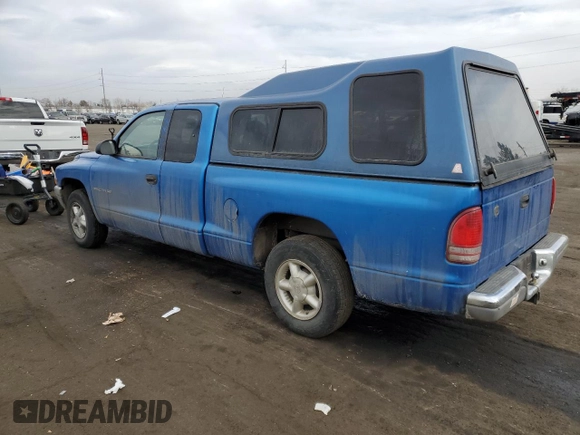 1999 Dodge Dakota SLT with VIN 1B7GL22X6XS298290, listed as a Copart auction lot 88682545 with 176,280 mi miles and Salvage Title. Bid and sale history available at carsss.com. Image 2.
