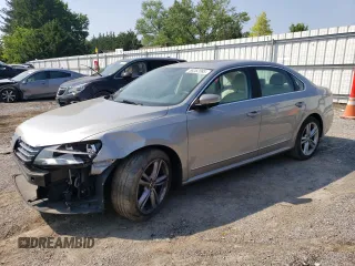 2014 Volkswagen Passat SEL Premium z VIN 1VWCT7A3XEC058187, wystawiony jako Copart lot #58262085 z przebiegiem 81 490 mil mil oraz Szkoda całkowita • Salvage title. Historia ofert i sprzedaży dostępna na DreamBid. Obrazek 1.