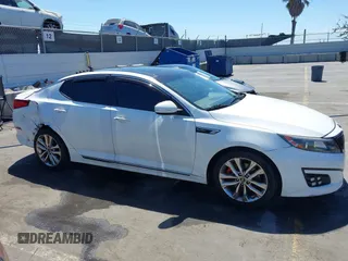 2015 Kia Optima SX Turbo with VIN 5XXGR4A63FG470724, listed as a IAAI auction lot 42006500 with 188,422 mi miles. Bid and sale history available at carsss.com. Image 13.