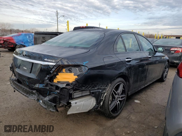 2020 Mercedes-Benz E-Class E 350 with VIN WDDZF8EB0LA711247, listed as a Copart auction lot 43604445 with 39,544 mi miles and Salvage Title. Bid and sale history available at carsss.com. Image 3.