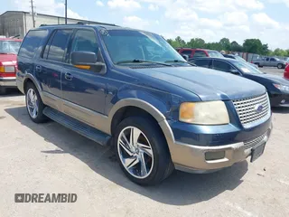 2003 Ford Expedition Eddie Bauer с VIN 1FMFU17L53LA94539, выставлен на аукционе IAAI как лот 42185908 с пробегом 206 423 миль миль и . История ставок и продаж доступна на DreamBid. Изображение 1.