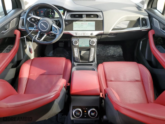 2019 Jaguar I-PACE HSE with VIN SADHD2S13K1F60592, listed as a Copart auction lot 74118644 with 70726 miles and Salvage Title. Bid and sale history available at carsss.com. Image 8.