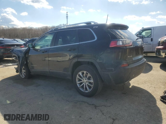 2021 Jeep Cherokee Latitude Lux with VIN 1C4PJMMX2MD216358, listed as a Copart auction lot 47167505 with 22,195 mi miles and Salvage Title. Bid and sale history available at carsss.com. Image 2.