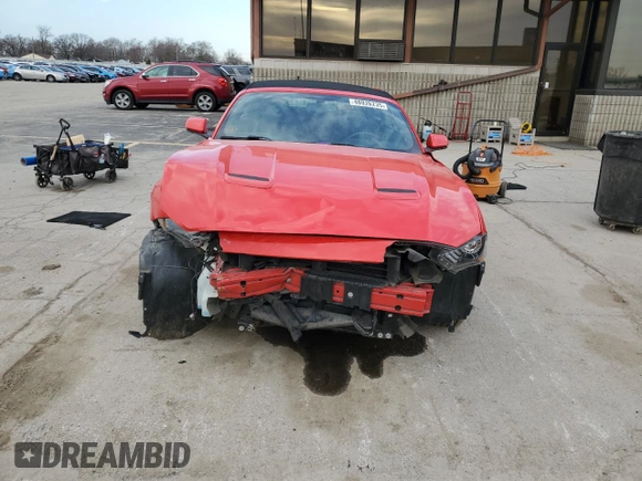 2019 Ford Mustang EcoBoost with VIN 1FATP8UHXK5171101, listed as a Copart auction lot 48926235 with 38,080 mi miles and Salvage Title. Bid and sale history available at carsss.com. Image 5.