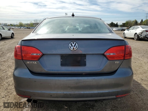 2013 Volkswagen Jetta TDI w/Premium/Nav with VIN 3VWLL7AJ8DM393069, listed as a Copart auction lot 54534955 with 88,212 mi miles and Salvage title. Bid and sale history available at DreamBid. Image 6.