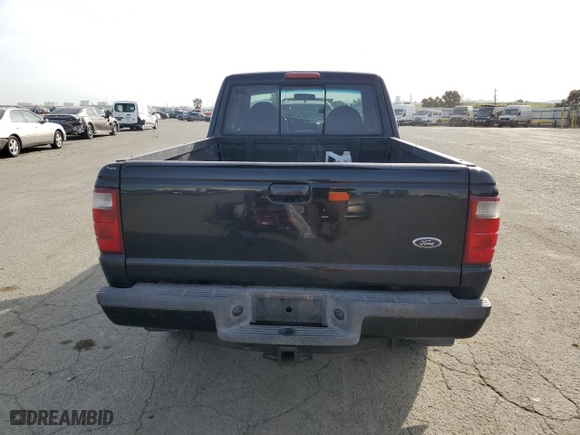 2002 Ford Ranger XL Fleet with VIN 1FTYR44V72PB53023, listed as a Copart auction lot 47576805 with 217,483 mi miles and Salvage Title. Bid and sale history available at carsss.com. Image 6.