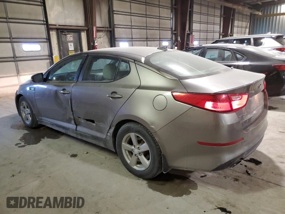 2014 Kia Optima LX with VIN 5XXGM4A71EG292110, listed as a Copart auction lot 87805195 with 175,367 mi miles and Salvage Title. Bid and sale history available at carsss.com. Image 2.