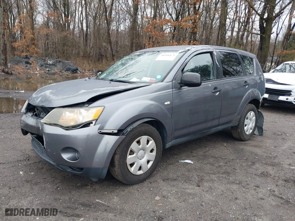 2007 Mitsubishi Outlander ES with VIN JA4MS31X07Z015784, listed as a IAAI auction lot 38911508 with 166,115 mi miles. Bid and sale history available at carsss.com. Image 2.