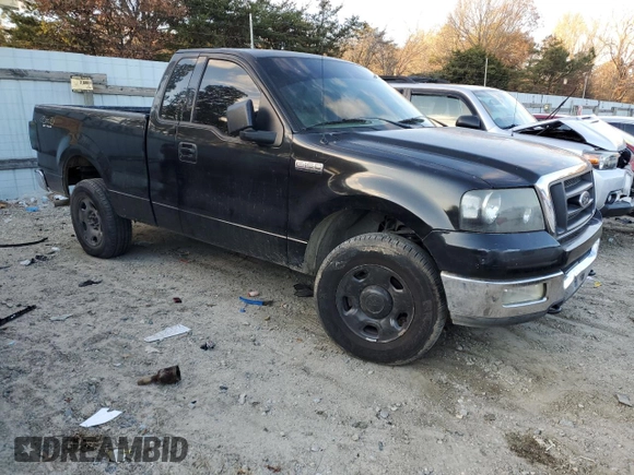 2004 Ford F-150 XL with VIN 1FTRF14W54NB47286, listed as a Copart auction lot 83533324 with 302,443 mi miles and Salvage Title. Bid and sale history available at DreamBid. Image 4.