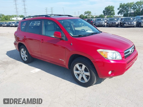 2008 Toyota RAV4 Limited with VIN JTMBK31V486033350, listed as a IAAI auction lot 42632204 with 142,542 mi miles and . Bid and sale history available at DreamBid. Image 1.