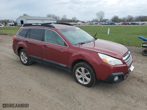 2013 Subaru Outback 2.5i Premium with VIN 4S4BRBCC7D3267328, listed as a Copart auction lot 53449085 with 194,638 mi miles and Salvage Title. Bid and sale history available at carsss.com. Image 4.