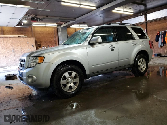 2012 Ford Escape Limited with VIN 1FMCU9E77CKB13556, listed as a Copart auction lot 53839505 with 213,782 mi miles and Salvage Title. Bid and sale history available at carsss.com. Image 1.