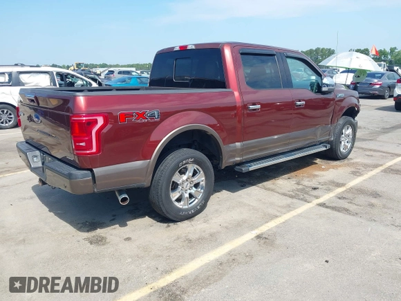 2015 Ford F-150 XLT with VIN 1FTEW1EF8FKD07243, listed as a IAAI auction lot 42649748 with 176,690 mi miles and . Bid and sale history available at DreamBid. Image 4.