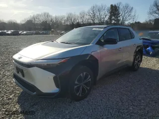 2024 Toyota bZ4X XLE with VIN JTMABACA5RA070285, listed as a Copart auction lot 48625565 with 2,857 mi miles and Salvage Title. Bid and sale history available at carsss.com. Image 1.