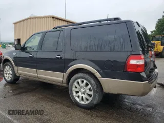 2012 Ford Expedition Max King Ranch with VIN 1FMJK1J52CEF64587, listed as a Copart auction lot 61662885 with 117,375 mi miles and Clean title. Bid and sale history available at DreamBid. Image 2.