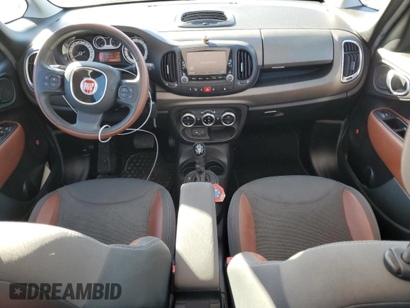 2014 FIAT 500L Trekking with VIN ZFBCFADH8EZ013893, listed as a Copart auction lot 42050575 with 60,580 mi miles and Salvage Title. Bid and sale history available at DreamBid. Image 8.