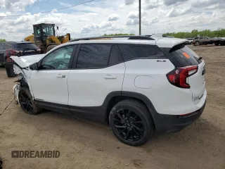 2024 GMC Terrain SLE with VIN 3GKALTEGXRL173306, listed as a Copart auction lot 57458985 with 17,131 mi miles and Non repairable. Bid and sale history available at DreamBid. Image 2.