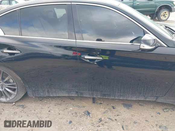 2016 Infiniti Q50 Red Sport 400 with VIN JN1FV7AR9GM450446, listed as a IAAI auction lot 42178095 with 121,981 mi miles and . Bid and sale history available at DreamBid. Image 13.