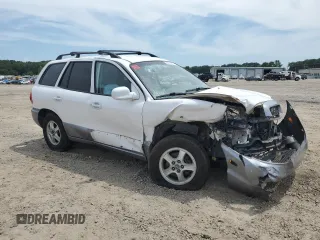 2003 Hyundai Santa Fe GLS with VIN KM8SC13D43U432684, listed as a Copart auction lot 65950054 with 0 mi miles and Salvage Title. Bid and sale history available at carsss.com. Image 4.