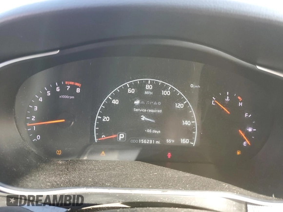 2016 Kia Cadenza Premium with VIN KNALN4D7XG5214453, listed as a Copart auction lot 76491514 with 156,231 mi miles and Clean Title. Bid and sale history available at carsss.com. Image 9.