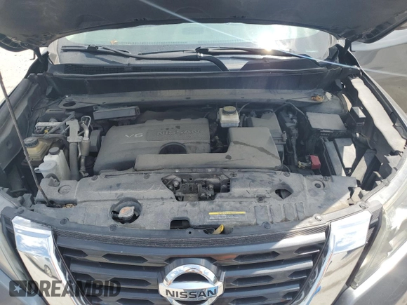 2018 Nissan Pathfinder S with VIN 5N1DR2MM8JC617027, listed as a Copart auction lot 59629955 with 150,162 mi miles and Clean title. Bid and sale history available at DreamBid. Image 12.
