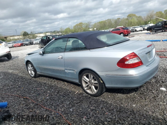 2006 Mercedes-Benz CLK 350 with VIN WDBTK56G66T060332, listed as a Copart auction lot 50425345 with 158,647 mi miles and Salvage title. Bid and sale history available at DreamBid. Image 2.