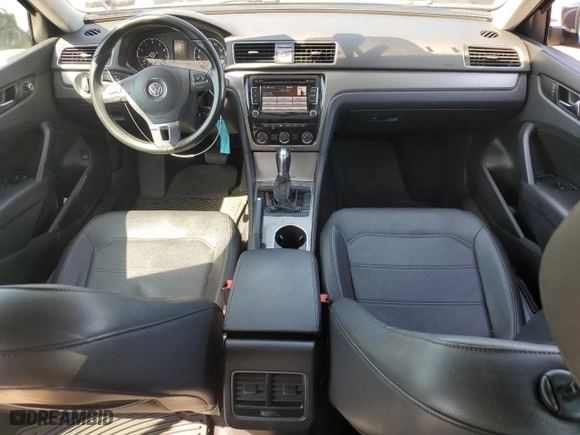 2015 Volkswagen Passat 1.8T Sport with VIN 1VWBT7A34FC012674, listed as a Copart auction lot 53389945 with 261,156 mi miles and Salvage Title. Bid and sale history available at carsss.com. Image 8.